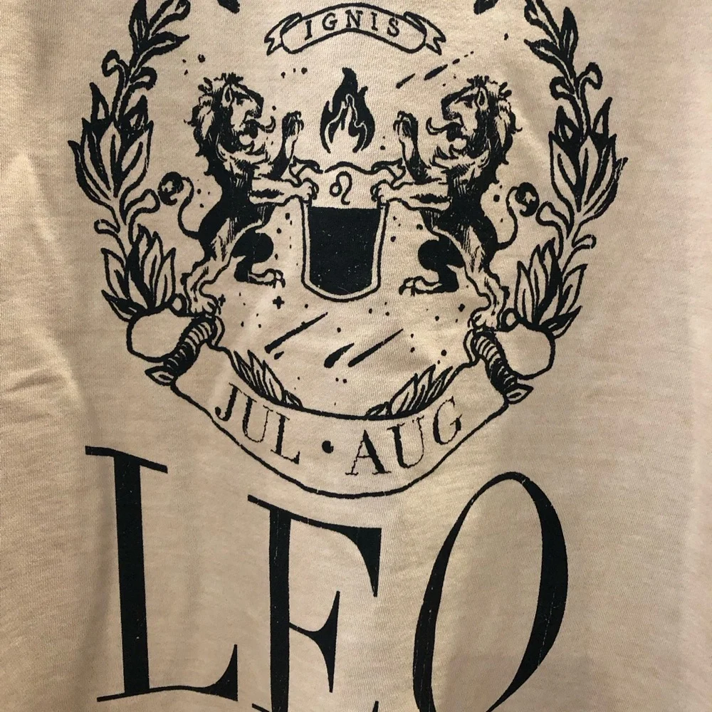 *Anthropologie Free People Horoscope Crew Leo - Picture 6 of 12
